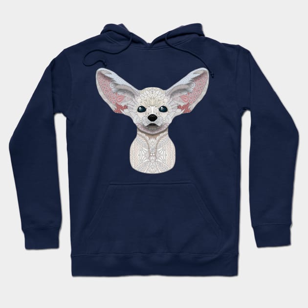 Fennec Fox Hoodie by ArtLovePassion